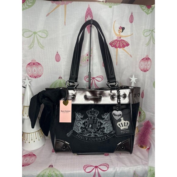 Juicy Couture Daydreamer Tote, Liquorice/Silver - Picture 1 of 5